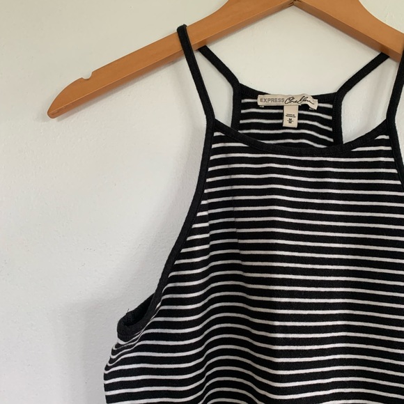 Express Striped Racerback Crop Top - Picture 3 of 6
